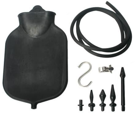 Master Series - Deluxe Enema Set - Zwart