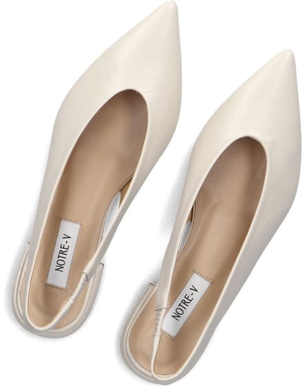 Notre-V 12218 Hakken Dames - Wit - Maat 36