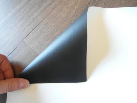 Linnen Doek - Projectiedoek - Thuisbioscoop - Mat Wit Oppervlak - 108 x 81 cm - Wit