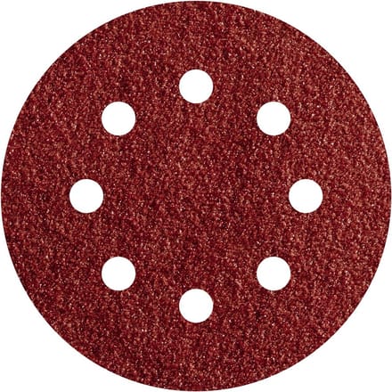 Wolfcraft 2252000 Excenterschuurpapier Met klittenband, Geperforeerd Korrelgrootte (num) 180 (Ø) 125 mm 5 stuk(s)