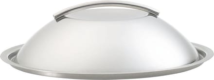 Eva Trio - Deksel Dome Ø 24 cm - Roestvast Staal - Zilver -