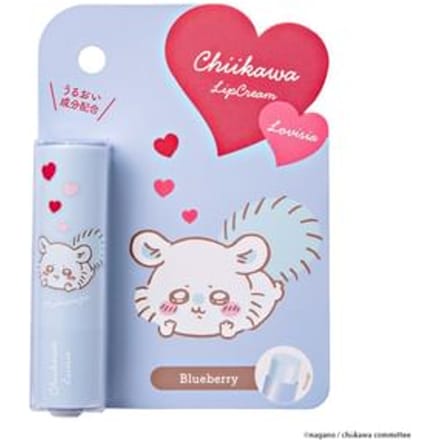 Lovisia - Chiikawa Heart Series Lip Cream Momonga Blueberry