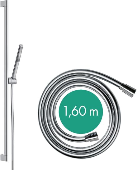 Hansgrohe Pulsify S - Set van douchekop, douchestang en doucheslang, EcoSmart, mat zwart 24382670