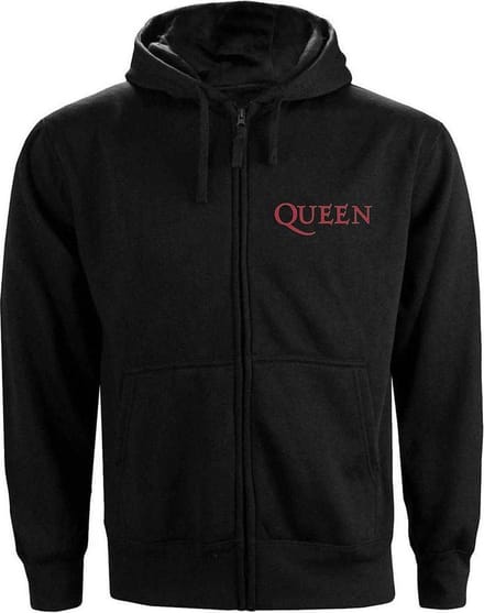 Queen - Classic Crest Vest met capuchon - S - Zwart