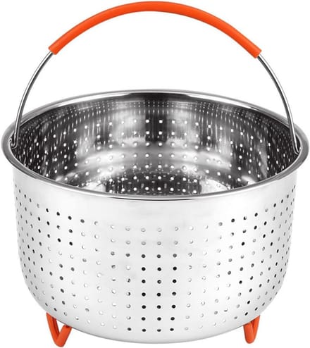 Stoommand RVS - Kookmand Accessoire - Gezond Koken - Efficiënte Stoomverdeling - 3 Liter - Zilver