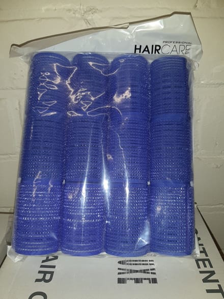 Xanitalia - Zelfklevende rollers - 40mm - Blauw - 12stuks