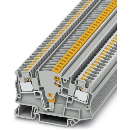 Phoenix Contact 3212139 Scheidingsklem 6.2 mm Snelaansluiting Grijs 50 stuk(s) Piece