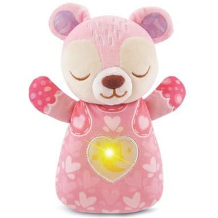 VTech Baby Dromenland Beertje - Interactieve Knuffel - Educatief Speelgoed - Van 1 tot 3 Jaar - Roze