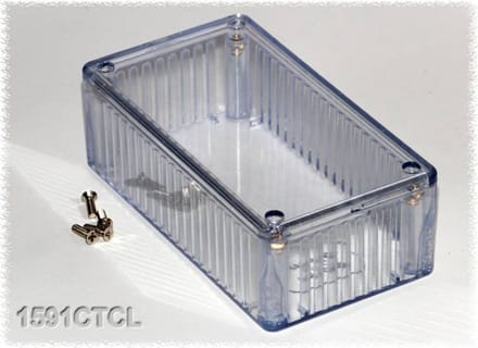 Hammond Electronics 1591CTCL – Universele behuizing – 120 x 65 x 40 mm – Polycarbonaat – Natuur