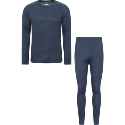 Mountain Warehouse Heren Talus Thermische Base Layer Set (Marine)