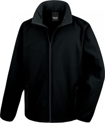 Result 3-in-1 Transit Jacket With Printable Softshell Inner RT236 - Black - L