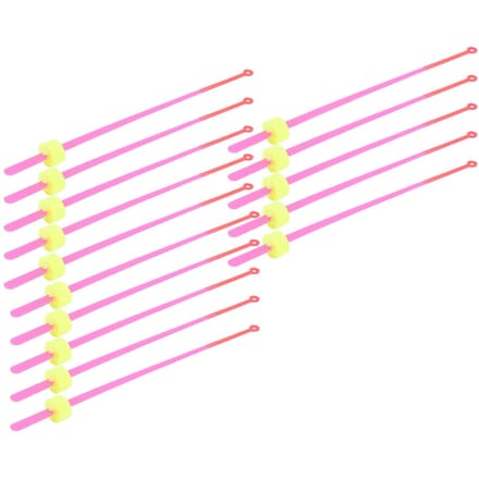 15 Stuks Set Mini Winter Ijsvishengel Voorste Einde Sectie Hengeltop Visaccessoires 12CM pink