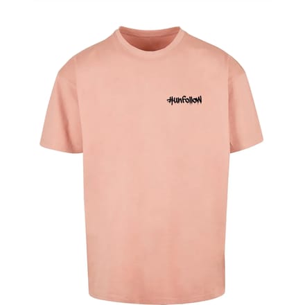Dames-T-shirt oversized Merchcode Unfollow front X