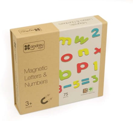 Andreu Toys ANDREU - Magnetische letters en cijfers