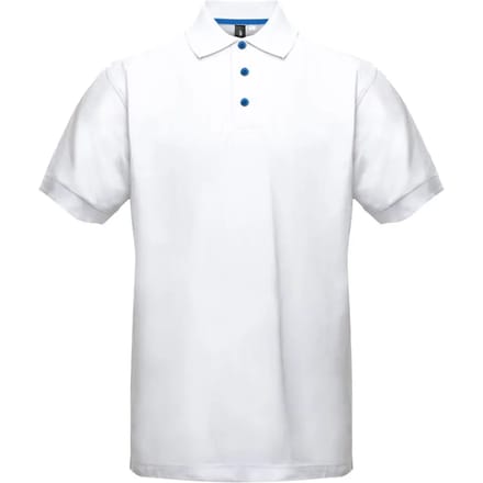 Polo met contrasterende knopen Pen Duick
