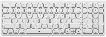 Alogic Echelon Compact Draadloos Toetsenbord (QWERTY) - Geschikt voor Mac en Windows – Bluetooth 3.0/5.0 – Koppel met meerdere devices - Wit
