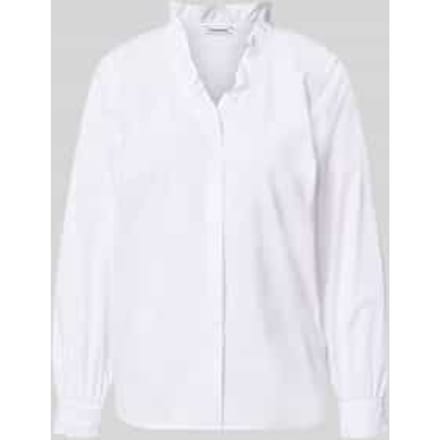 Regular fit Blouse met lange mouwen van Katoenmix