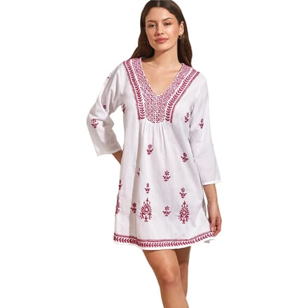 Geborduurde strandtuniek voor dames Selmark Complementos