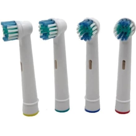 Tête de brosse à dents - ECELEN - Vbatty - 4 pièces - Poils souples - Mixte