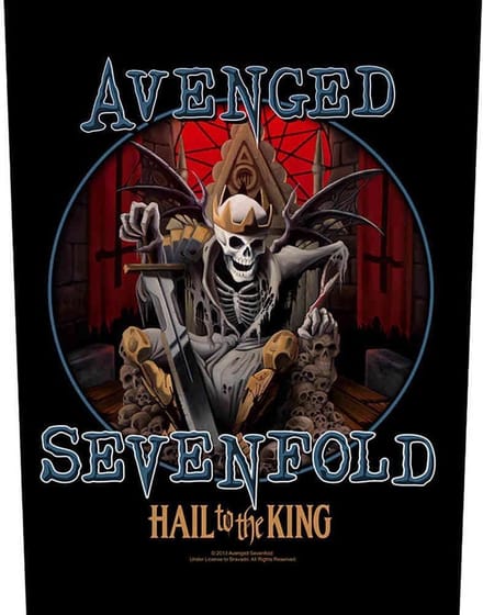 Avenged Sevenfold - Hail To The King Rugpatch - Multicolours