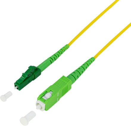 LogiLink FPSLS02 InfiniBand en Glasvezelkabel 2 m SC LC Geel