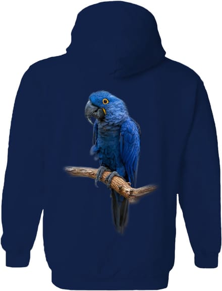 Papegaai Blue Gem - Macaw The Coloured House Hoodie M