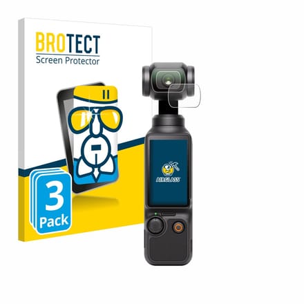 Screenprotector 3 Stuks voor DJI Osmo Pocket 3 (Lens) Beschermglas transparant