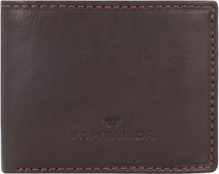 Tom Tailor Lary Portemonnee Leer 10 cm - Jongens - Horizontaal - brown