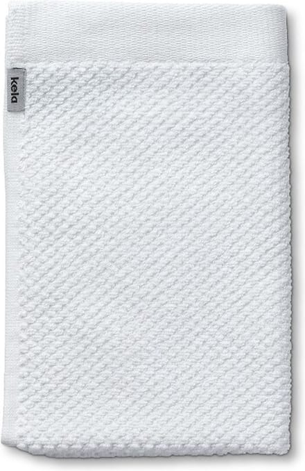 Gastendoek, 30 x 50 cm, Wit, Organic Katoen - Kela | Lavinia