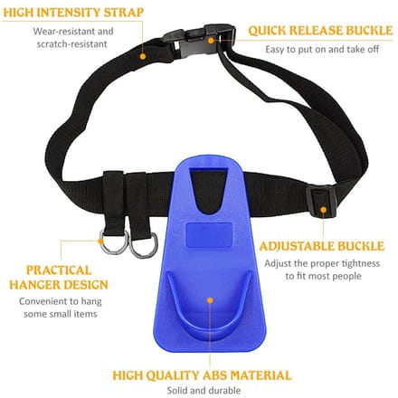 Ceinture de Support de canne à pêche, réglable, ceinture de taille, porte-matériel de pêche, ceinture de taille rembourrée noir