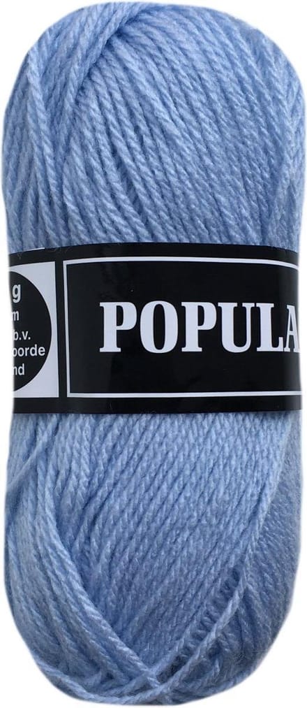Beijer BV Populair acryl garen - heel licht blauw (03) - 20 bollen
