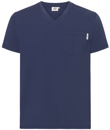 Ten Cate Basics shirt navy indigo voor Heren | Maat M