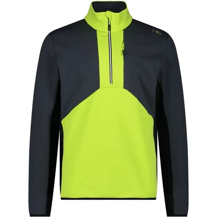 Pull met rits en col roulé CMP Grid Tech