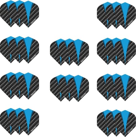 Darts Set LF - dart flights - 30 stuks stevige dart flights - blauw