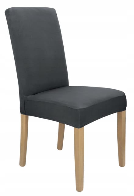 Ubieramy-meble - Elastische Stoelhoes - Grafietkleurig