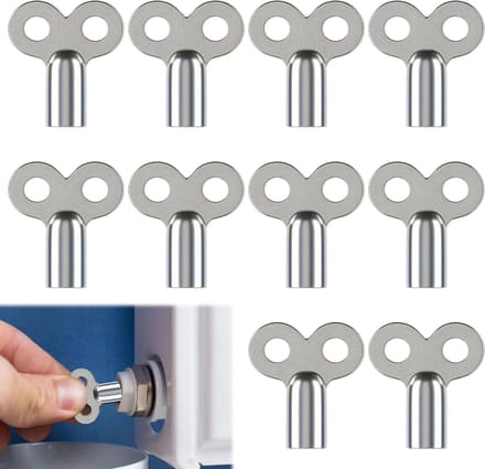 Verwarmingssleutel - Radiator Ontluchter - Centrale Verwarming - Universele Maat - 5 mm Vierkant - Metaal