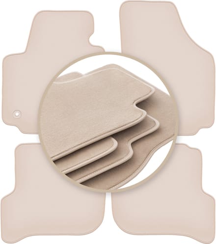 PREMIUM beige matten voor: Seat Altea XL minivan 08.2008-2015