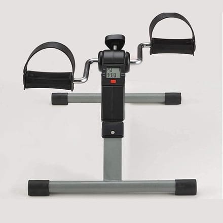 Mini Oefenfiets - Pedaal Trainer - Revalidatie Training - Compact Vouwontwerp - 28cm Hoog - Grijs