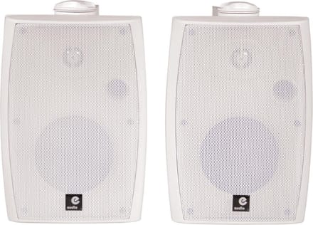 E-Audio 120 Watt Actieve Luidspreker set Wit met Bluetooth 4.0