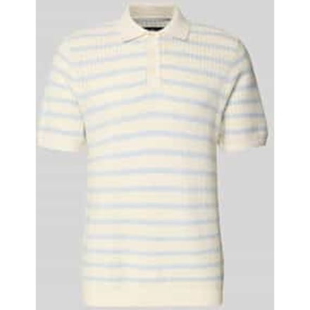 Poloshirt met polokraag en korte knoopsluiting
