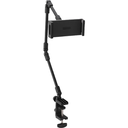 Support de Tablette Rotatif Support de Bureau Multi-Angles Pince Téléphone pour Appareils 4,7 pouces 13 pouces Streaming en Direct black