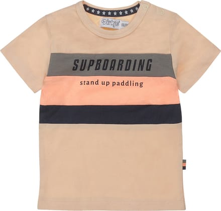 Dirkje - Jongens shirt - Peach - Maat 56