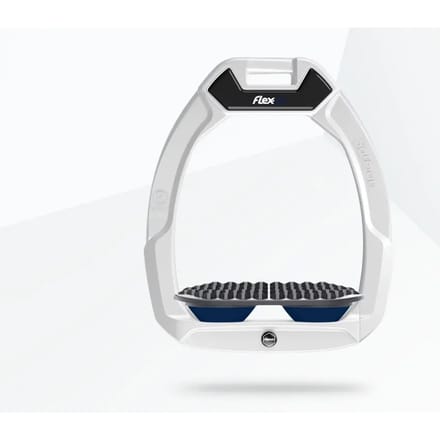 Veiligheidseiders voor paardrijden Endurance Wit/Grijs/Marine Flex-On Safe-On