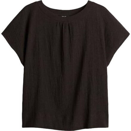 regular fit T-shirt met structuurpatroon model 'Salti'