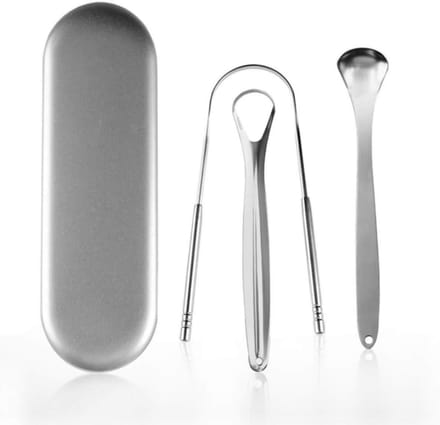 Tongschraper RVS 3-pack