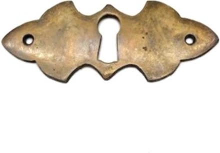 Sleutelplaat Messing antiek horizontaal 70x30mm