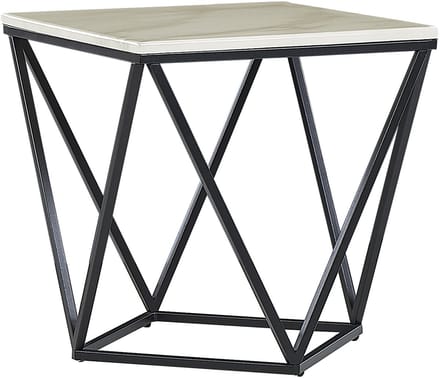MALIBU - Bijzettafel - Beige - MDF
