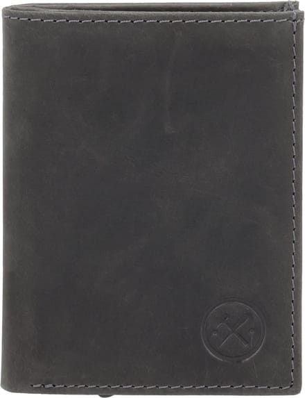 Hide & Stitches Leren Pasjeshouder - Heren Portemonnee - Safety Wallet - Zwart