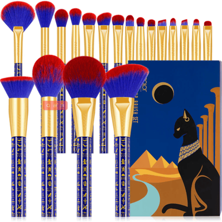Docolor 19-delige make-upkwastenset met Egyptisch thema