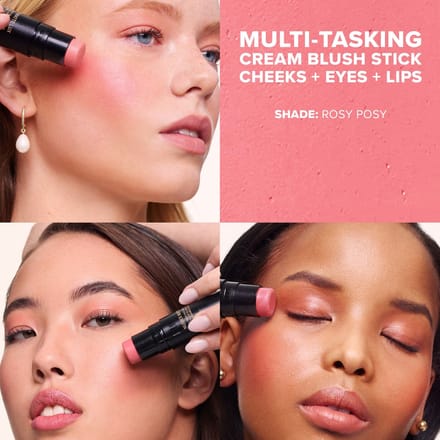 NUDESTIX Nudies Matte Lux All Over Face Blush Colour 7g (Various Shades) - Rosy Posy